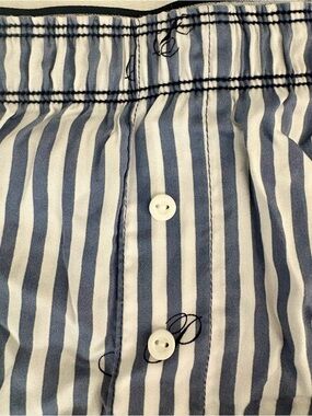 PINK Victoria’s Secret Striped Navy & White Women’s Boxer Sleep Shorts
